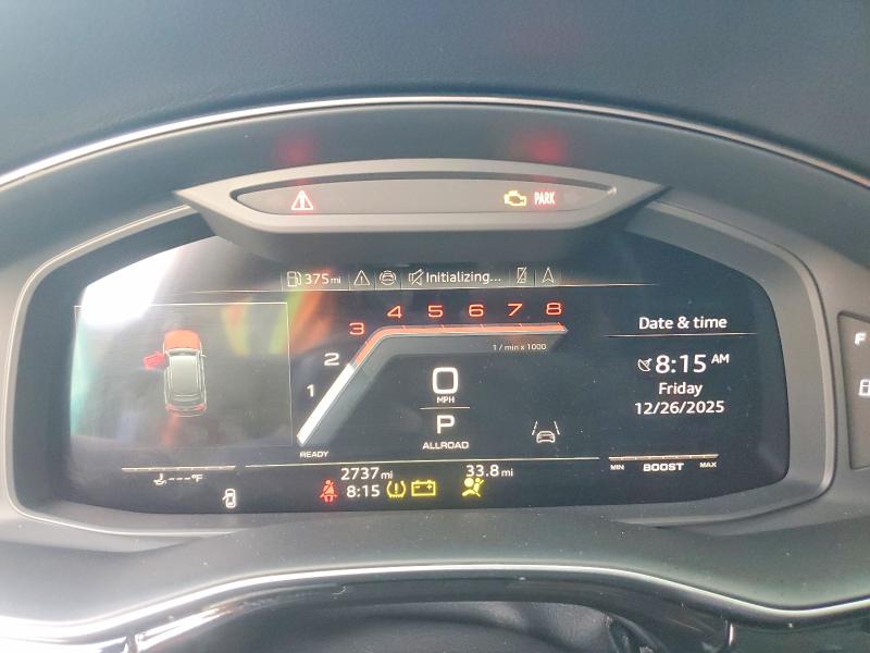 2025 Audi Sq7 მანქანა იყიდება აუქციონზე, vin: WA1AWBF78SD010316, აუქციონის ნომერი: 98422355
