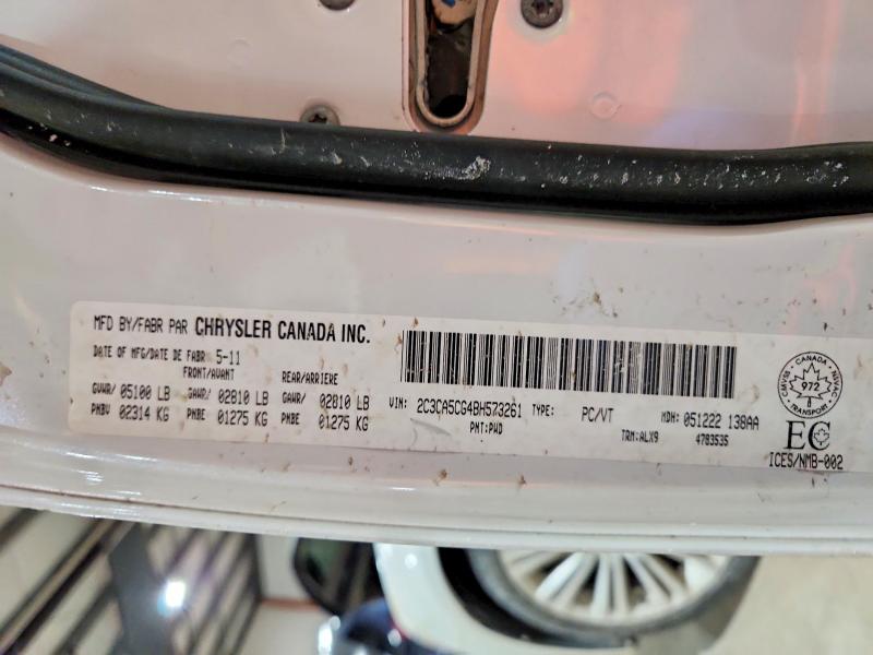 74267405 :رقم المزاد ، 2C3CA5CG4BH573261 vin ، 2011 Chrysler 300 مزاد بيع
