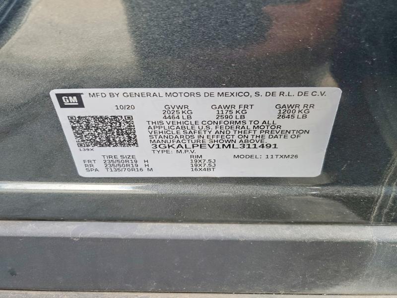 99303175 :رقم المزاد ، 3GKALPEV1ML311491 vin ، 2021 Gmc Terrain مزاد بيع