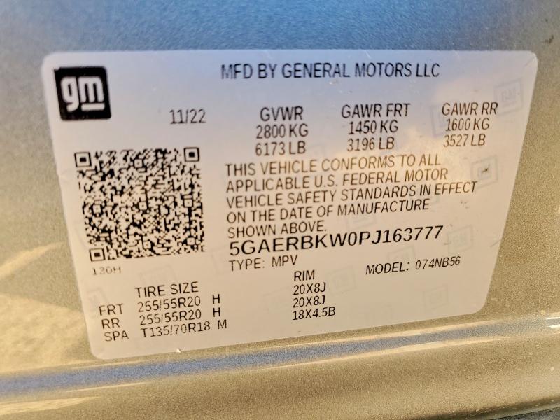 Aukcja sprzedaży 2023 Buick Enclave, vin: 5GAERBKW0PJ163777, numer aukcji: 72587615