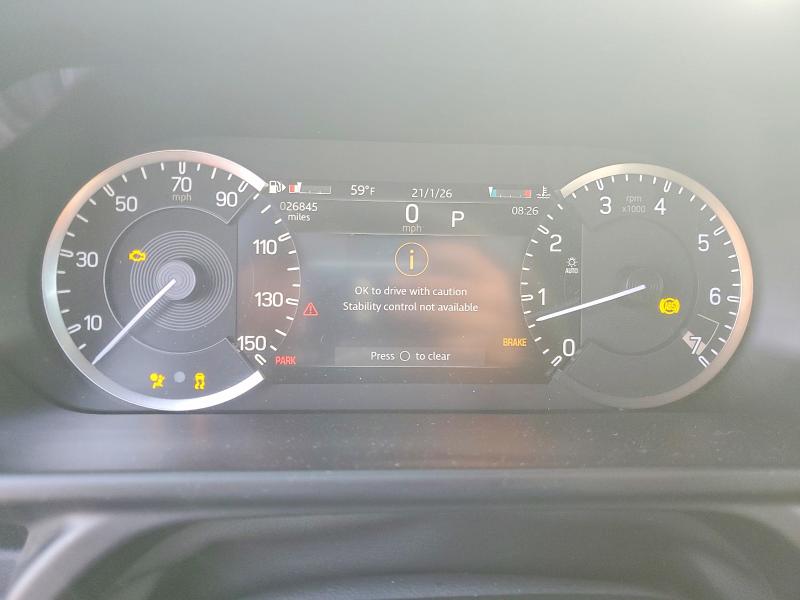 2023 Land Rover Defender მანქანა იყიდება აუქციონზე, vin: SALE27EU7P2191802, აუქციონის ნომერი: 73064645