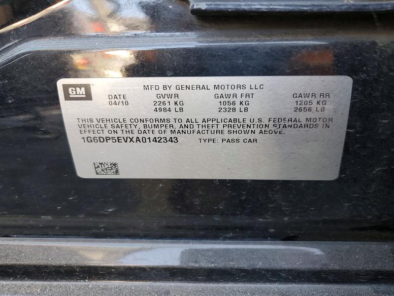 Продажа на аукционе авто 2010 Cadillac Ct5, vin: 1G6DP5EVXA0142343, номер лота: 74902805