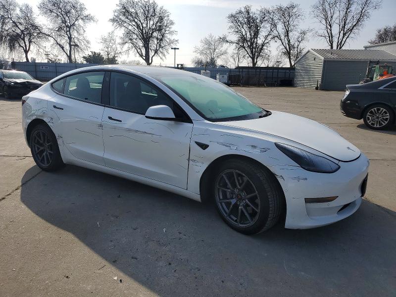 2022 Tesla Model 3 მანქანა იყიდება აუქციონზე, vin: 5YJ3E1EA2NF201543, აუქციონის ნომერი: 74088685