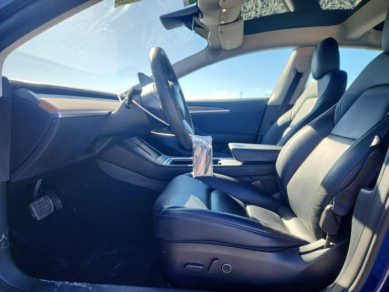 2022 Tesla Model 3 მანქანა იყიდება აუქციონზე, vin: 5YJ3E1EB5NF265486, აუქციონის ნომერი: 74252235