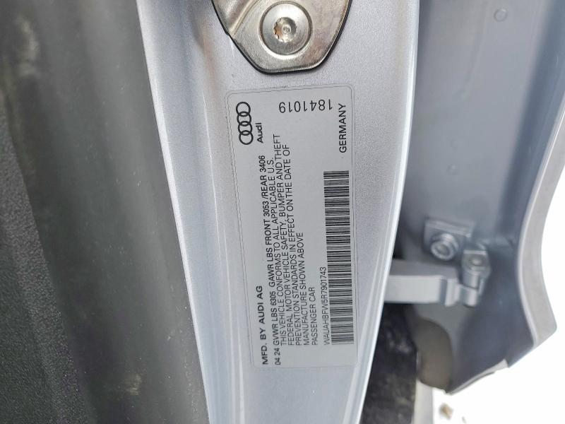 Aukcja sprzedaży 2024 Audi Rs E-tron Gt, vin: WAUAHBFW5R7901743, numer aukcji: 75023155