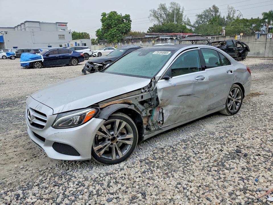 2016 Mercedes-benz C მანქანა იყიდება აუქციონზე, vin: WDDWF4JB6GR153803, აუქციონის ნომერი: 75104985