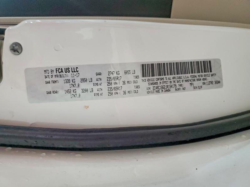 Продажа на аукционе авто 2018 Chrysler Pacifica, vin: 2C4RC1BG2JR154179, номер лота: 74355465