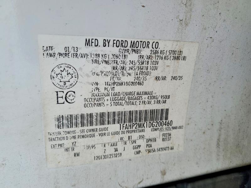 Продажа на аукционе авто 2013 Ford Taurus, vin: 1FAHP2MK1DG200460, номер лота: 98041805