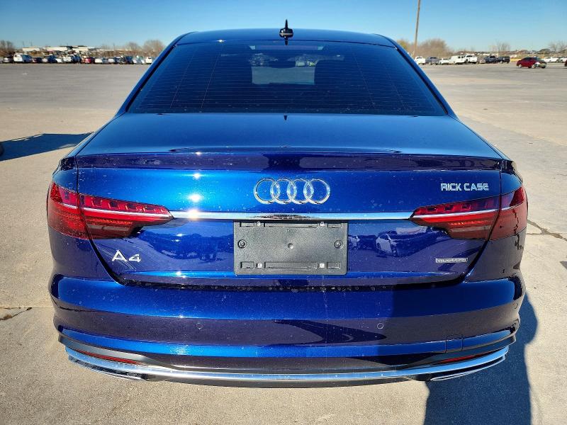2023 Audi A4 მანქანა იყიდება აუქციონზე, vin: WAUDAAF41PN020878, აუქციონის ნომერი: 99030755