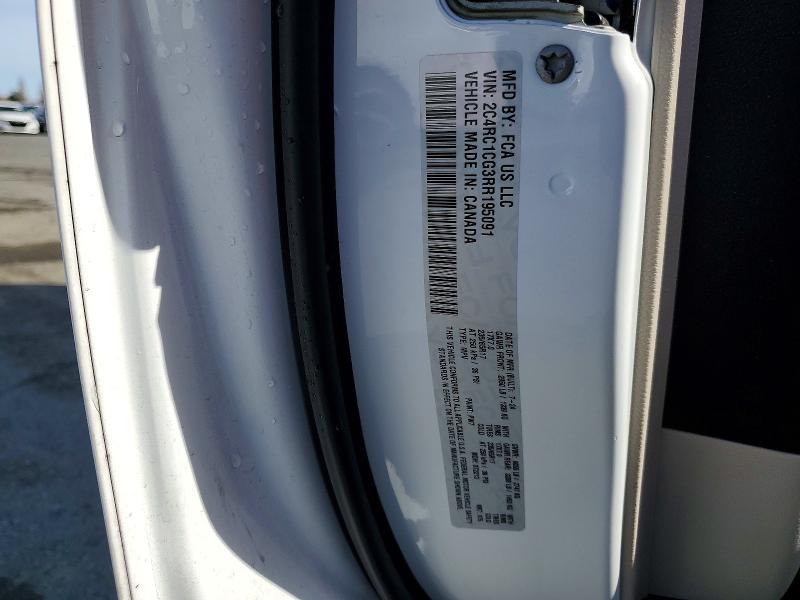 74461445 :رقم المزاد ، 2C4RC1CG3RR195091 vin ، 2024 Chrysler Voyager مزاد بيع