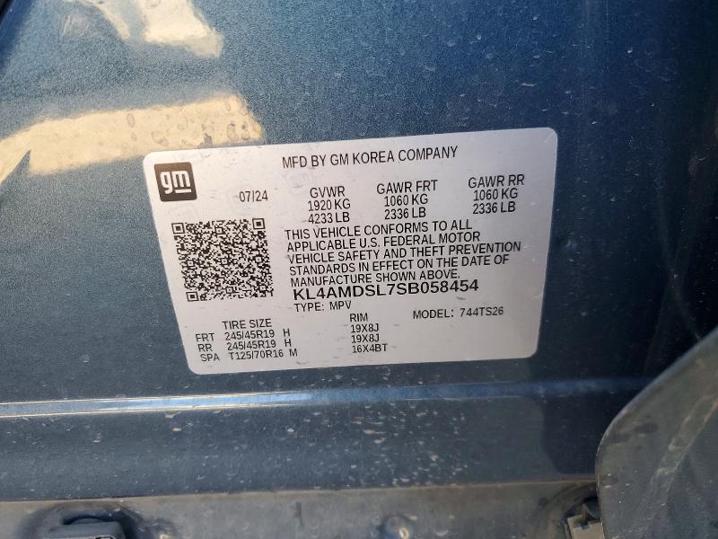74833495 :رقم المزاد ، KL4AMDSL7SB058454 vin ، 2025 Buick Encore Gx مزاد بيع