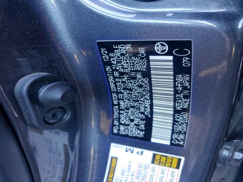 73417565 :رقم المزاد ، JTNA4MBE4N3162045 vin ، 2022 Toyota Corolla مزاد بيع