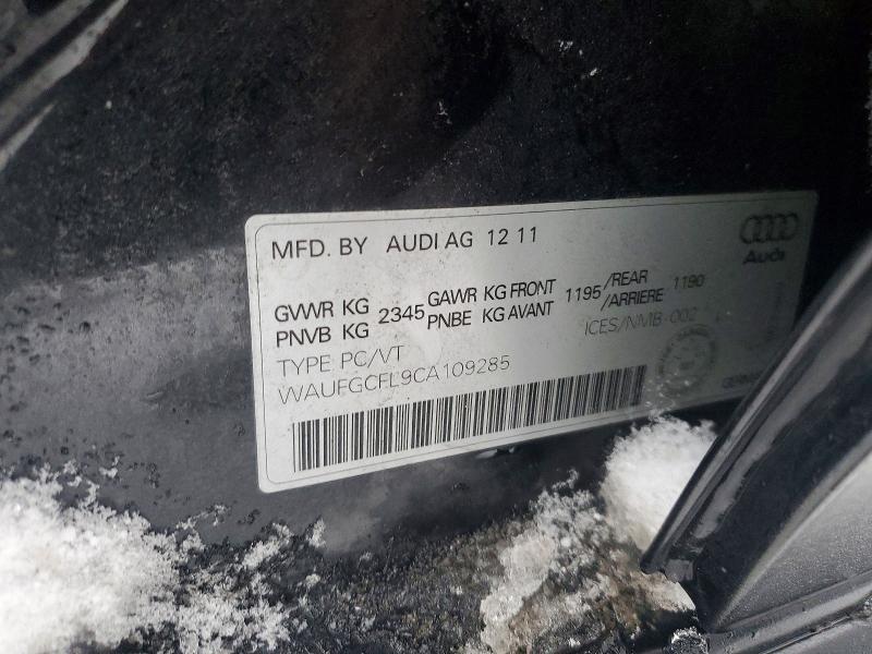Продажа на аукционе авто 2012 Audi S4 Premium, vin: WAUFGCFL9CA109285, номер лота: 99492645