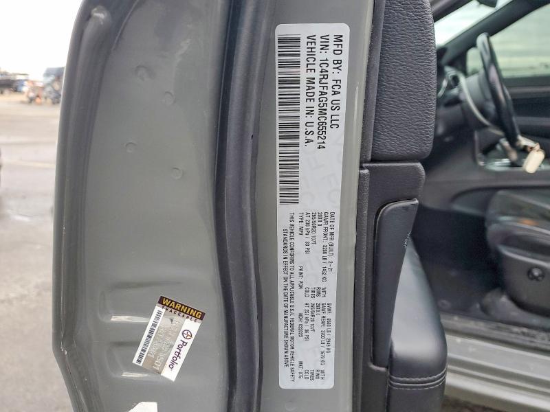 Продажа на аукционе авто 2021 Jeep Grand Cherokee, vin: 1C4RJFAG5MC655214, номер лота: 99686445