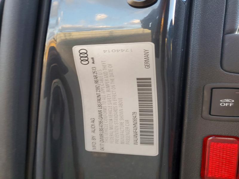 Aukcja sprzedaży 2017 Audi A4, vin: WAUANAF40HN069479, numer aukcji: 97674055