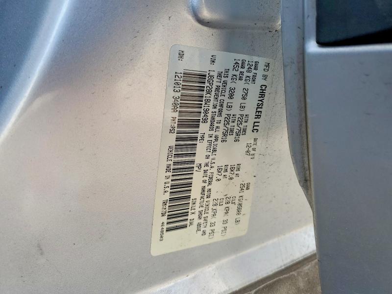 Продажа на аукционе авто 2008 Jeep Liberty, vin: 1J8GP28K18W190498, номер лота: 74254875