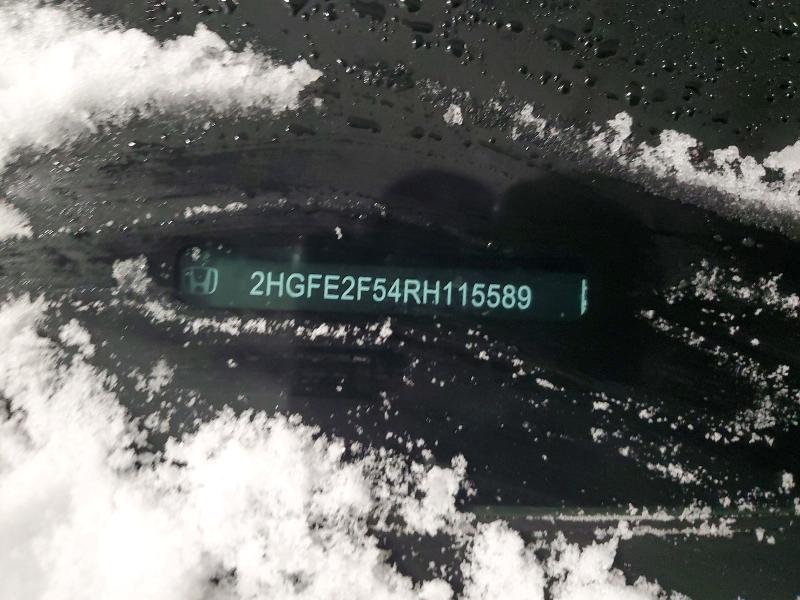 73092435 :رقم المزاد ، 2HGFE2F54RH115589 vin ، 2024 Honda Civic مزاد بيع