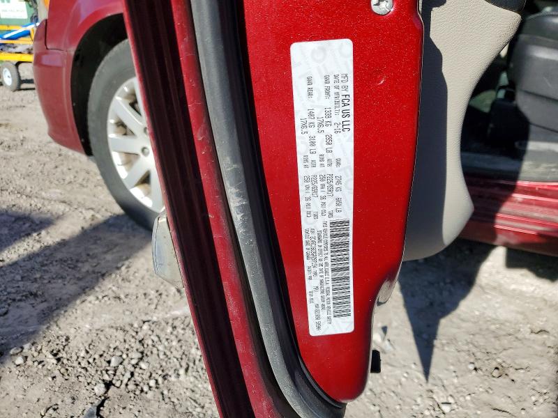 Продажа на аукционе авто 2016 Chrysler Town & Country, vin: 2C4RC1BG3GR287154, номер лота: 74647705