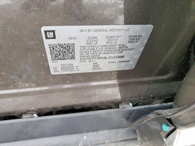 Продажа на аукционе авто 2020 Cadillac Xt6, vin: 1GYKPCRS8LZ123498, номер лота: 73601705