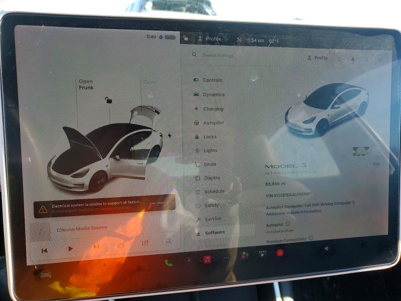 Продаж на аукціоні авто 2020 Tesla Model 3, vin: 5YJ3E1EA4LF659811, номер лоту: 99559945
