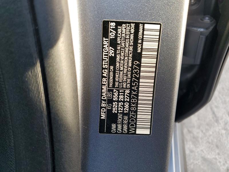 Продажа на аукционе авто 2019 Mercedes-benz E, vin: WDDZF8KB7KA572379, номер лота: 74150935