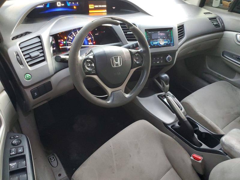 2012 Honda Civic მანქანა იყიდება აუქციონზე, vin: 2HGFB2F5XCH560774, აუქციონის ნომერი: 98641885