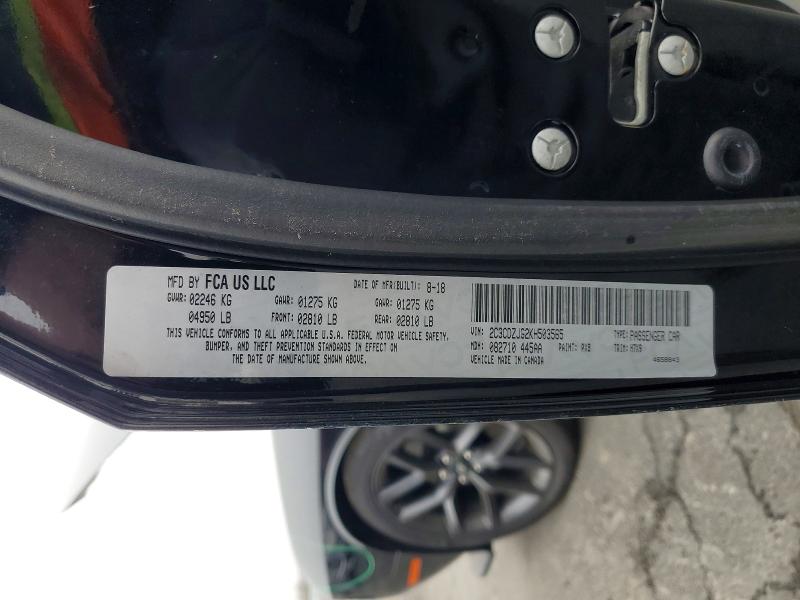 Aukcja sprzedaży 2019 Dodge Challenger, vin: 2C3CDZJG2KH503565, numer aukcji: 73843795