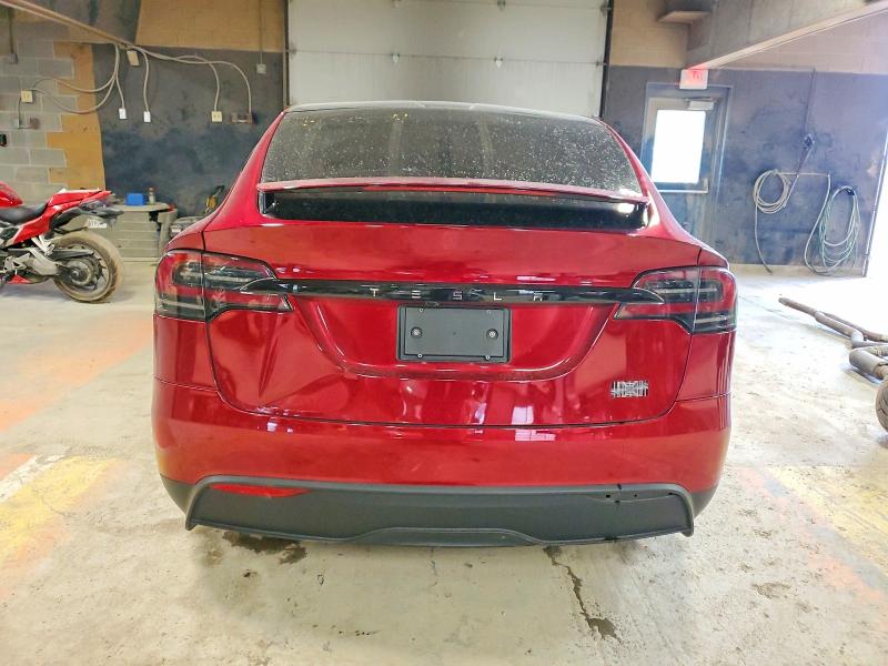73002985 :رقم المزاد ، 7SAXCBE66SF468224 vin ، 2025 Tesla Model X مزاد بيع