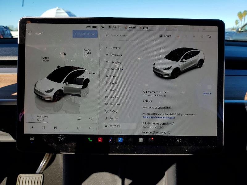 Продаж на аукціоні авто 2025 Tesla Model Y, vin: 7SAYGDED2SF319604, номер лоту: 98606095