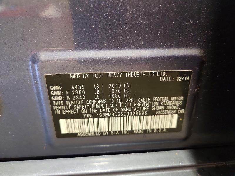 Продаж на аукціоні авто 2014 Subaru Legacy, vin: 4S3BMBC65E3028696, номер лоту: 97937195