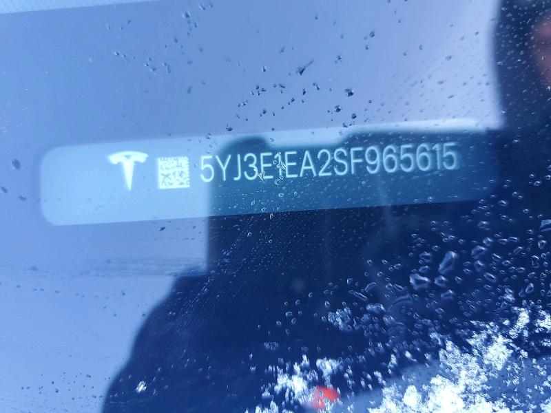 Aukcja sprzedaży 2025 Tesla Model 3, vin: 5YJ3E1EA2SF965615, numer aukcji: 74987945