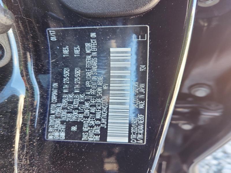 Aukcja sprzedaży 2017 Lexus Lx 570, vin: JTJHY7AX2H4237378, numer aukcji: 75013135