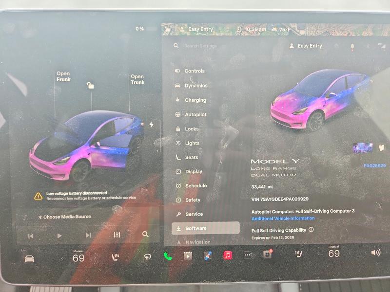2023 Tesla Model Y მანქანა იყიდება აუქციონზე, vin: 7SAYGDEE4PA026929, აუქციონის ნომერი: 98201185