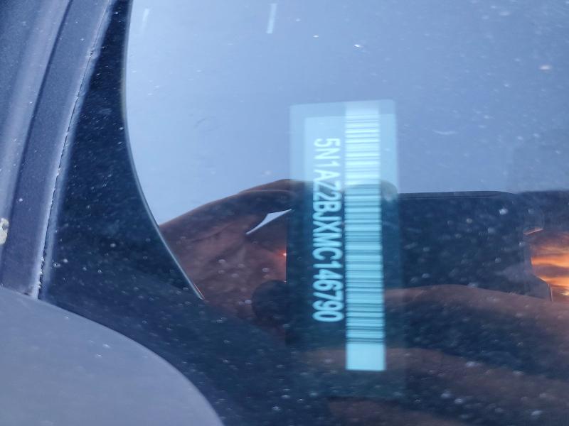 72685835 :رقم المزاد ، 5N1AZ2BJXMC146790 vin ، 2021 Nissan Murano مزاد بيع