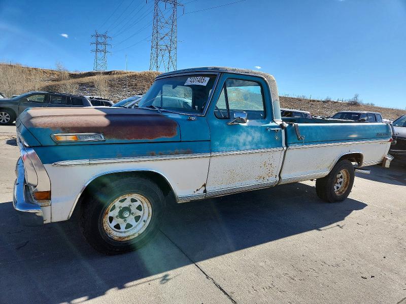 Продаж на аукціоні авто 1970 Ford F100, vin: F10YKG77597, номер лоту: 74331485