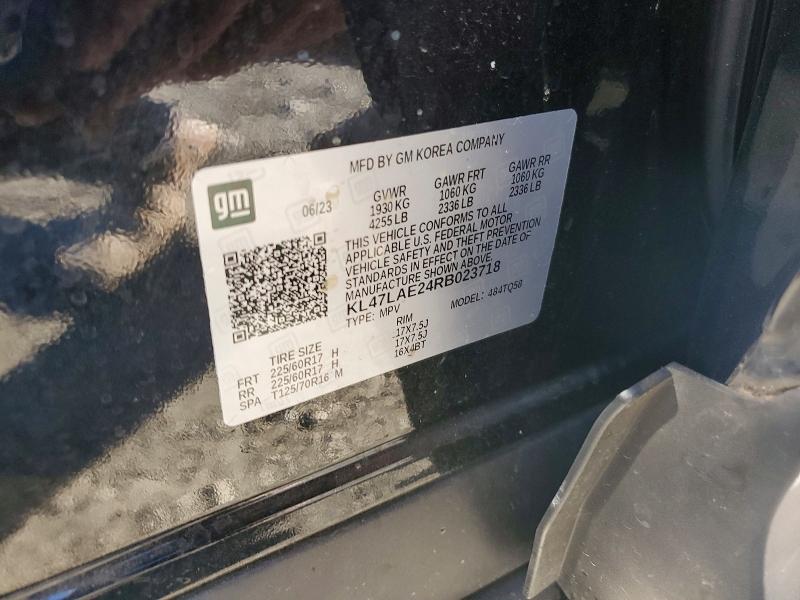 73211875 :رقم المزاد ، KL47LAE24RB023718 vin ، 2024 Buick Envista مزاد بيع