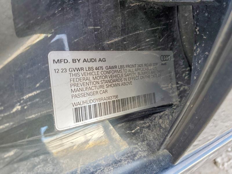 Aukcja sprzedaży 2024 Audi A3, vin: WAUHUDGY8RA083756, numer aukcji: 74090365