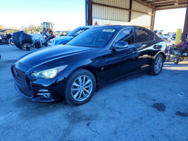 72841655 :رقم المزاد ، JN1BV7AR3FM390225 vin ، 2015 Infiniti Q50 مزاد بيع