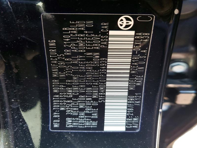 Aukcja sprzedaży 2026 Toyota Corolla, vin: 5YFB4MDE0TP364939, numer aukcji: 73721135