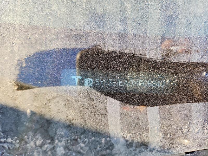 Продаж на аукціоні авто 2021 Tesla Model 3, vin: 5YJ3E1EA0MF088402, номер лоту: 74285075