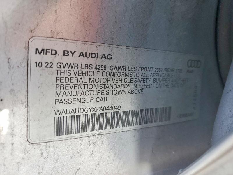 Продажа на аукционе авто 2023 Audi A3, vin: WAUAUDGYXPA044049, номер лота: 75006775