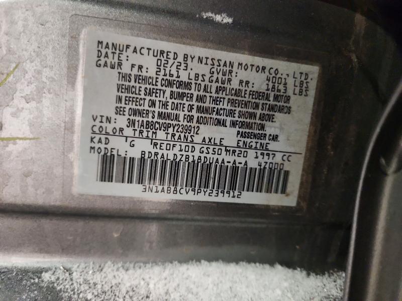 Aukcja sprzedaży 2023 Nissan Sentra, vin: 3N1AB8CV9PY239912, numer aukcji: 73041185