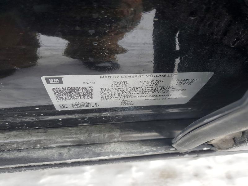 74659365 :رقم المزاد ، 5GAEVBKW8KJ315681 vin ، 2019 Buick Enclave مزاد بيع