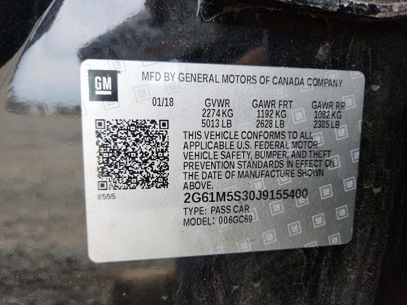 Aukcja sprzedaży 2018 Cadillac Xts, vin: 2G61M5S30J9155400, numer aukcji: 98271965