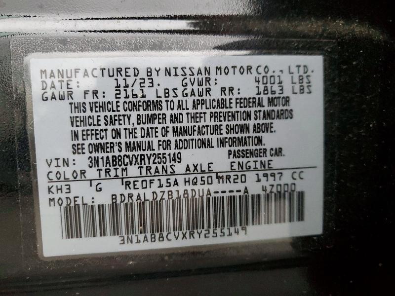 75318325 :رقم المزاد ، 3N1AB8CVXRY255149 vin ، 2024 Nissan Sentra مزاد بيع