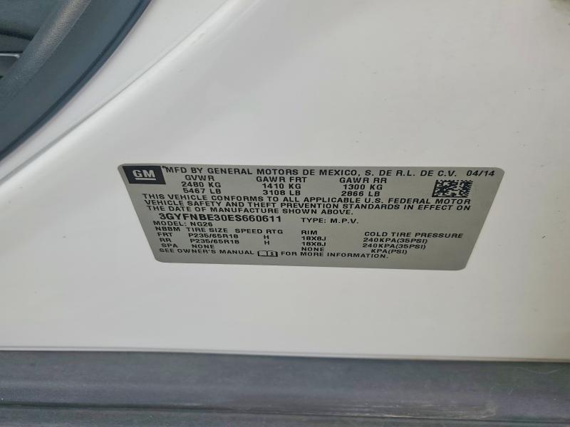 Продаж на аукціоні авто 2014 Cadillac Srx Luxury, vin: 3GYFNBE30ES660611, номер лоту: 99645975