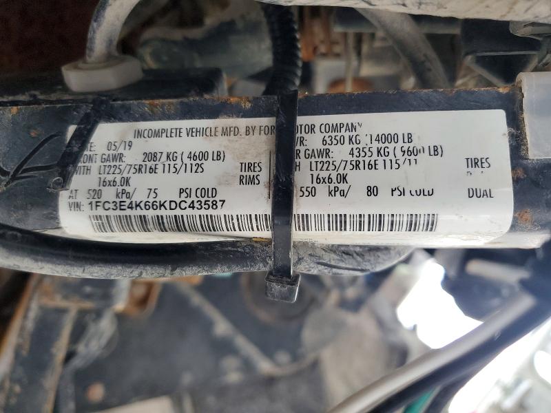 Продажа на аукционе авто 2019 Ford Econoline, vin: 1FC3E4K66KDC43587, номер лота: 56282956