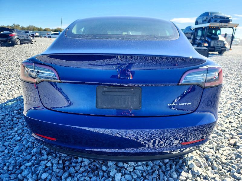 2022 Tesla Model 3 მანქანა იყიდება აუქციონზე, vin: 5YJ3E1EB5NF265486, აუქციონის ნომერი: 74252235