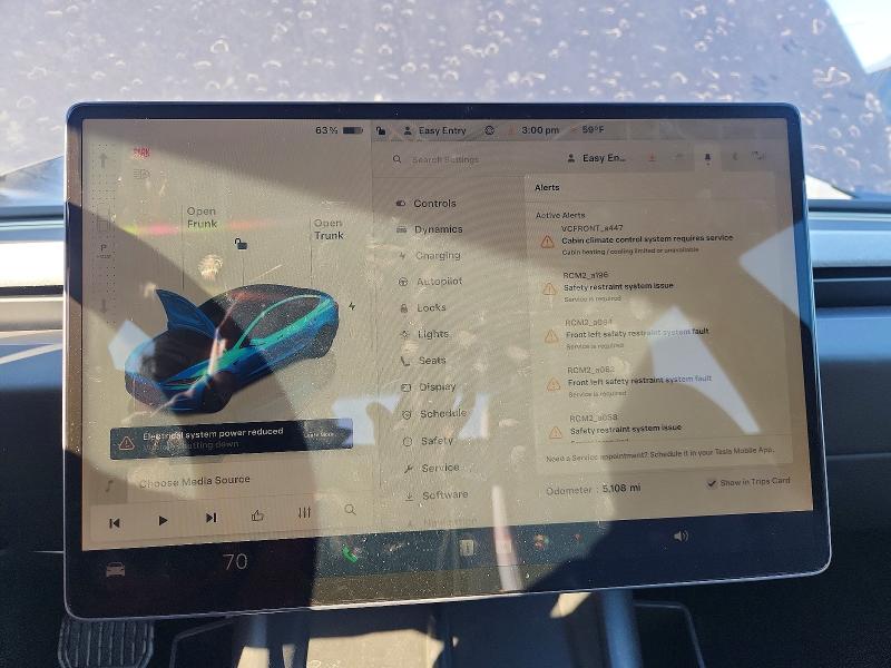 2025 Tesla Model 3 მანქანა იყიდება აუქციონზე, vin: 5YJ3E1EA3SF977076, აუქციონის ნომერი: 99550405