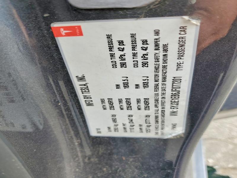 Aukcja sprzedaży 2018 Tesla Model 3, vin: 5YJ3E1EB6JF077201, numer aukcji: 72559545